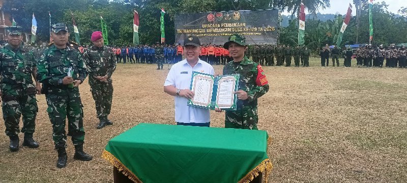 TMMD ke-129 Resmi Dibuka di Bandar Lampung, Percepat Pembangunan Infrastruktur dan Kesejahteraan Warga