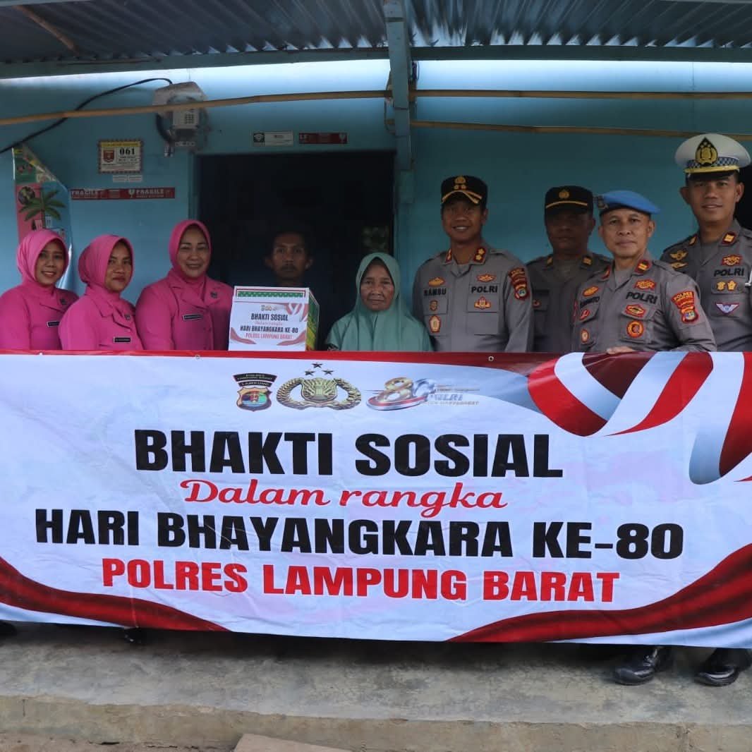 Kapolres Lambar Tegaskan Hari Bhayangkara Harus Hadirkan Manfaat Nyata
