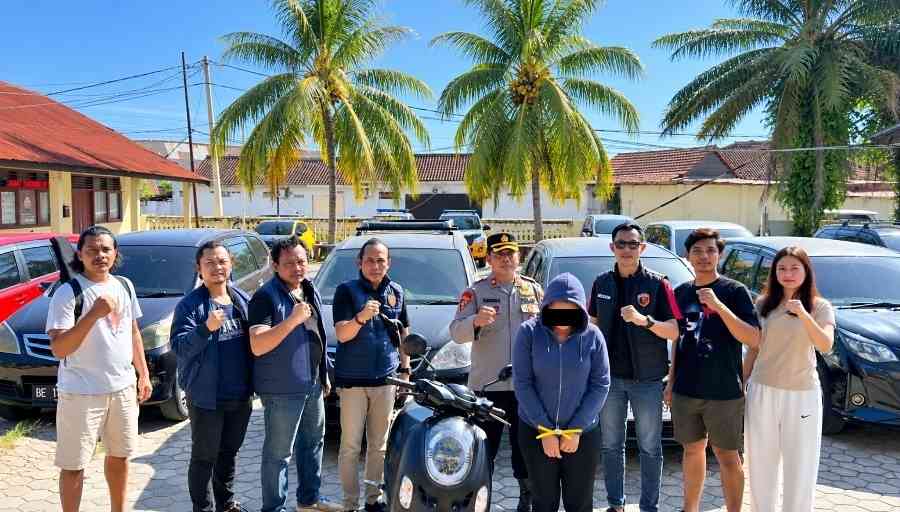 Sindikat Penggelapan Kendaraan di Pesisir Barat Terbongkar, Polisi Amankan 10 Kendaraan