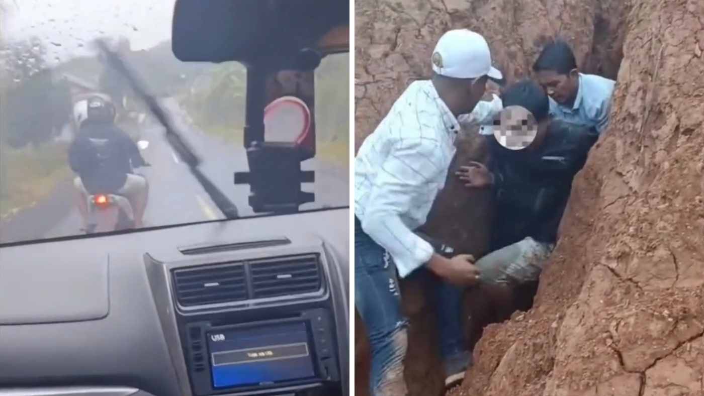 Kejar-kejaran di Jalan Nasional, Pelaku Curanmor Ditangkap di Air Keruh