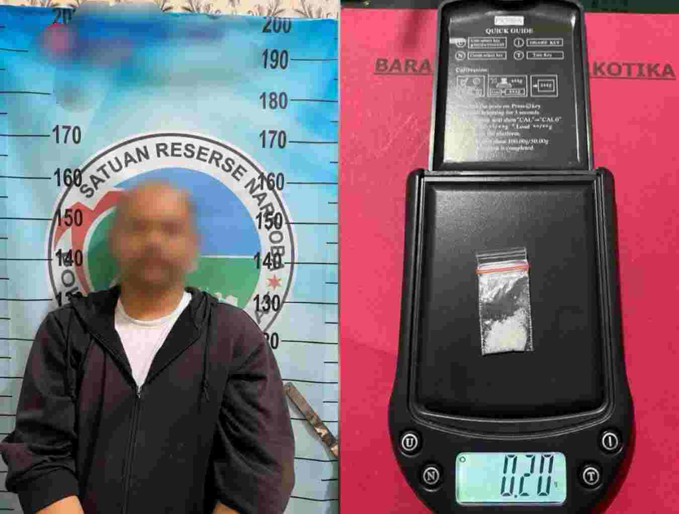 Polisi Amankan Sabu 0,20 Gram dari PPPK Samsat Liwa