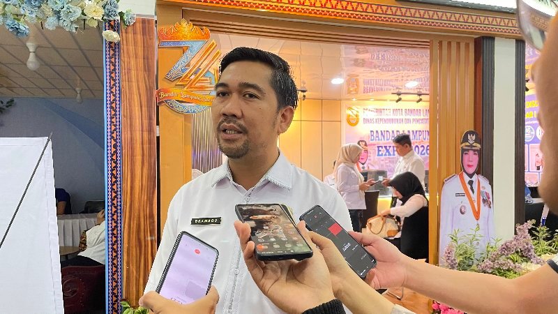 Disdukcapil Bandar Lampung Cetak 300 e-KTP di Expo 2026, Aktivasi IKD Terus Digenjot