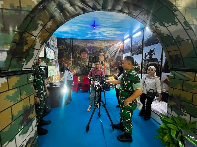 Kodim 0410 Bandar Lampung Kenalkan Alutsista TNI kepada Masyarakat di Bandar Lampung Expo 2026