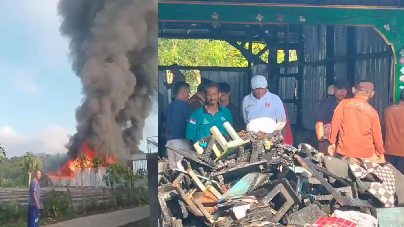 Pondok Pesantren Sunan Bonang Terbakar, Kerugian Ditaksir Capai Rp300 Juta