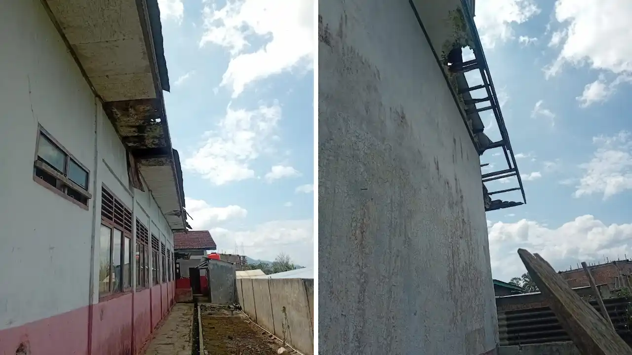 SDN 1 Sukananti Lampung Barat Butuh Renovasi, Kondisi Gedung Rusak dan Mengkhawatirkan