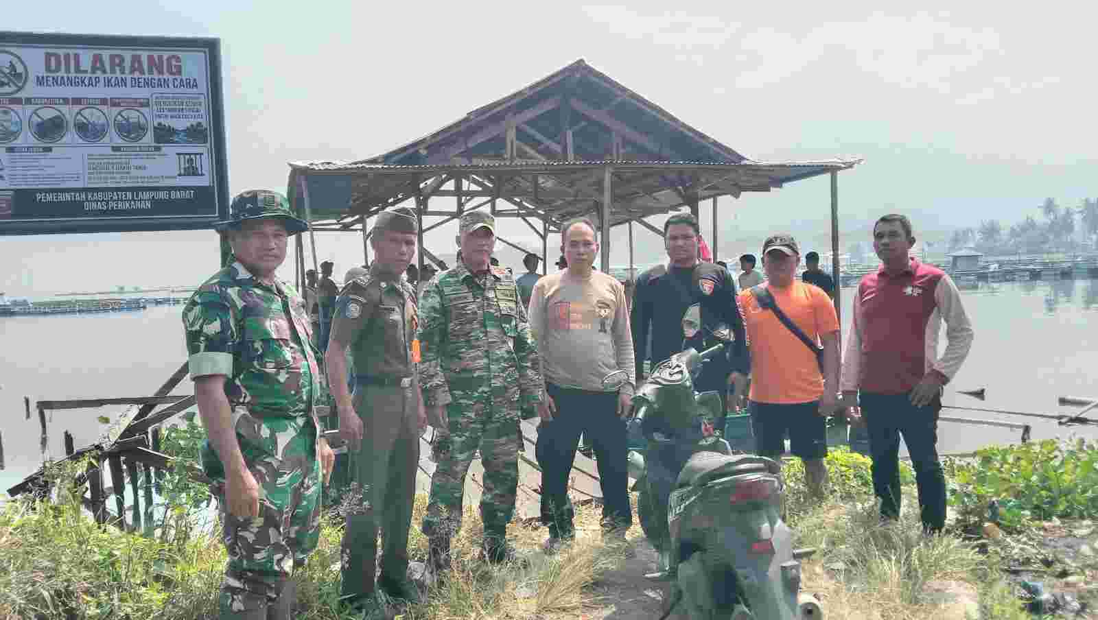 Pekerja KJA Tenggelam di Danau Ranau, Pencarian Korban Masih Berlangsung