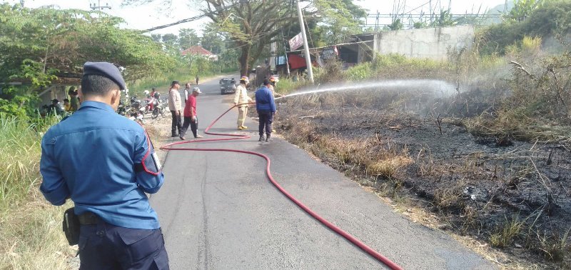 Musim Kemarau, Damkarmat Bandar Lampung Catat Empat Insiden Kebakaran dalam Tiga Hari