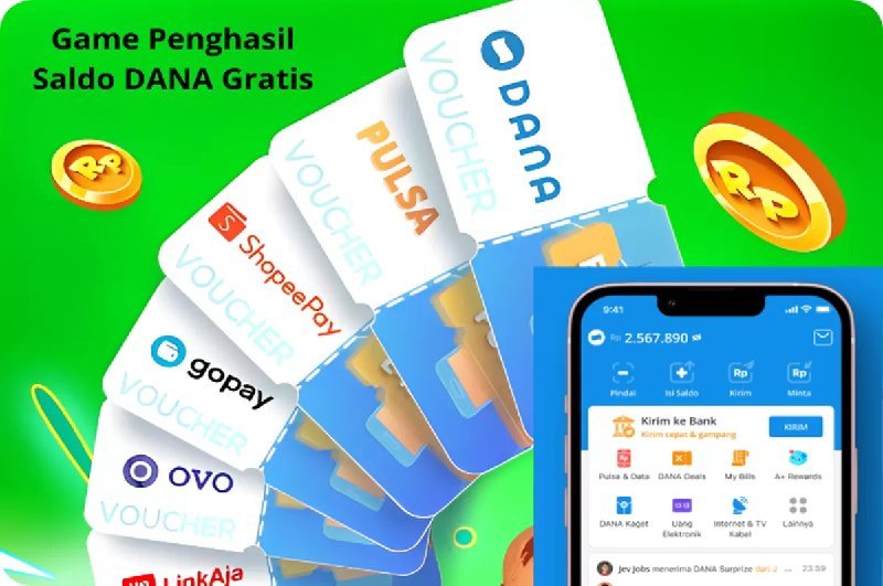 Game Penghasil Uang Tanpa Deposit yang Bisa Tukar Poin ke DANA, OVO, dan GoPay