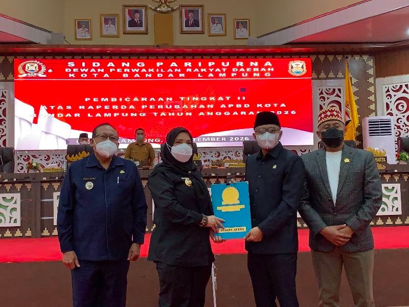 APBD Perubahan Rp3,068 Triliun Disepakati, Pemkot Bandar Lampung Kejar Program dalam Tiga Bulan
