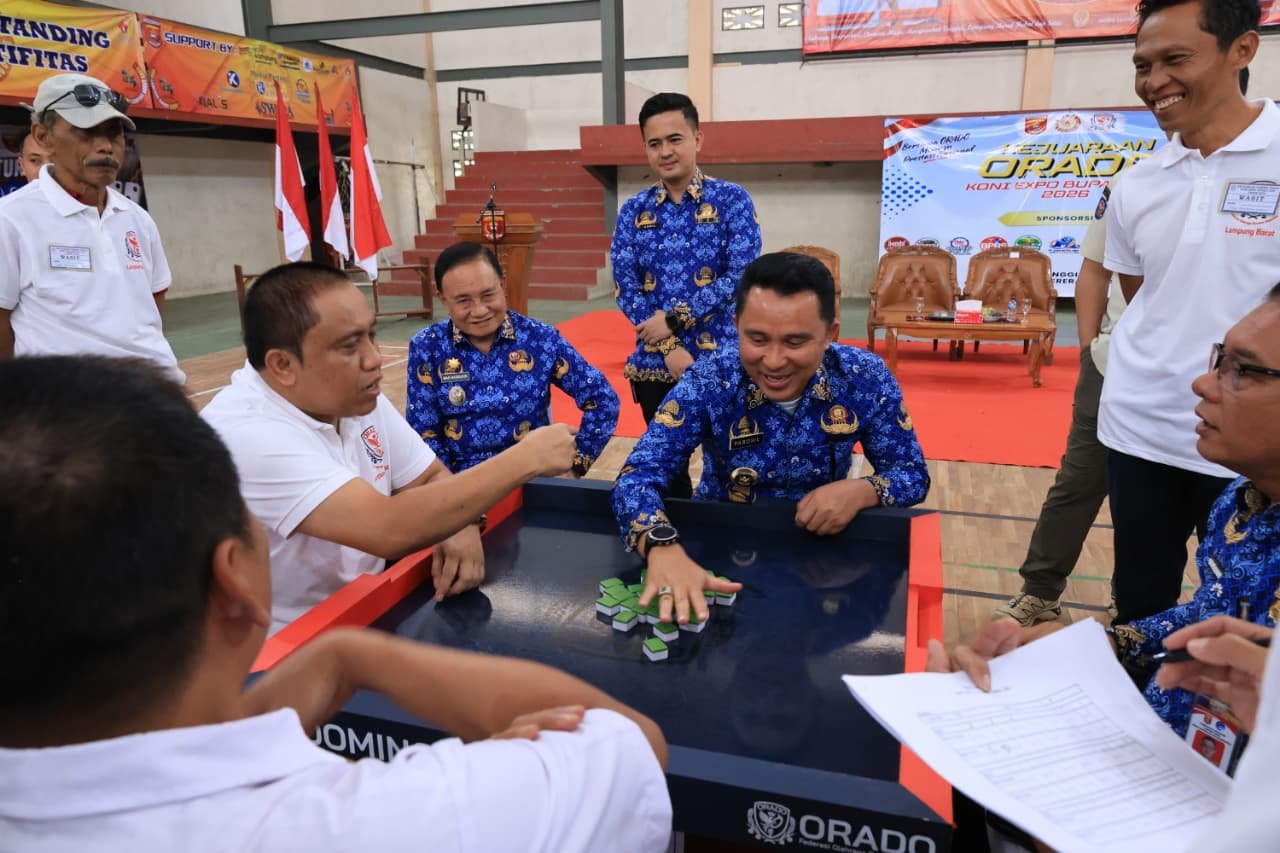 ORADO KONI Expo Lampung Barat Jadi Ajang Belajar Aturan Domino