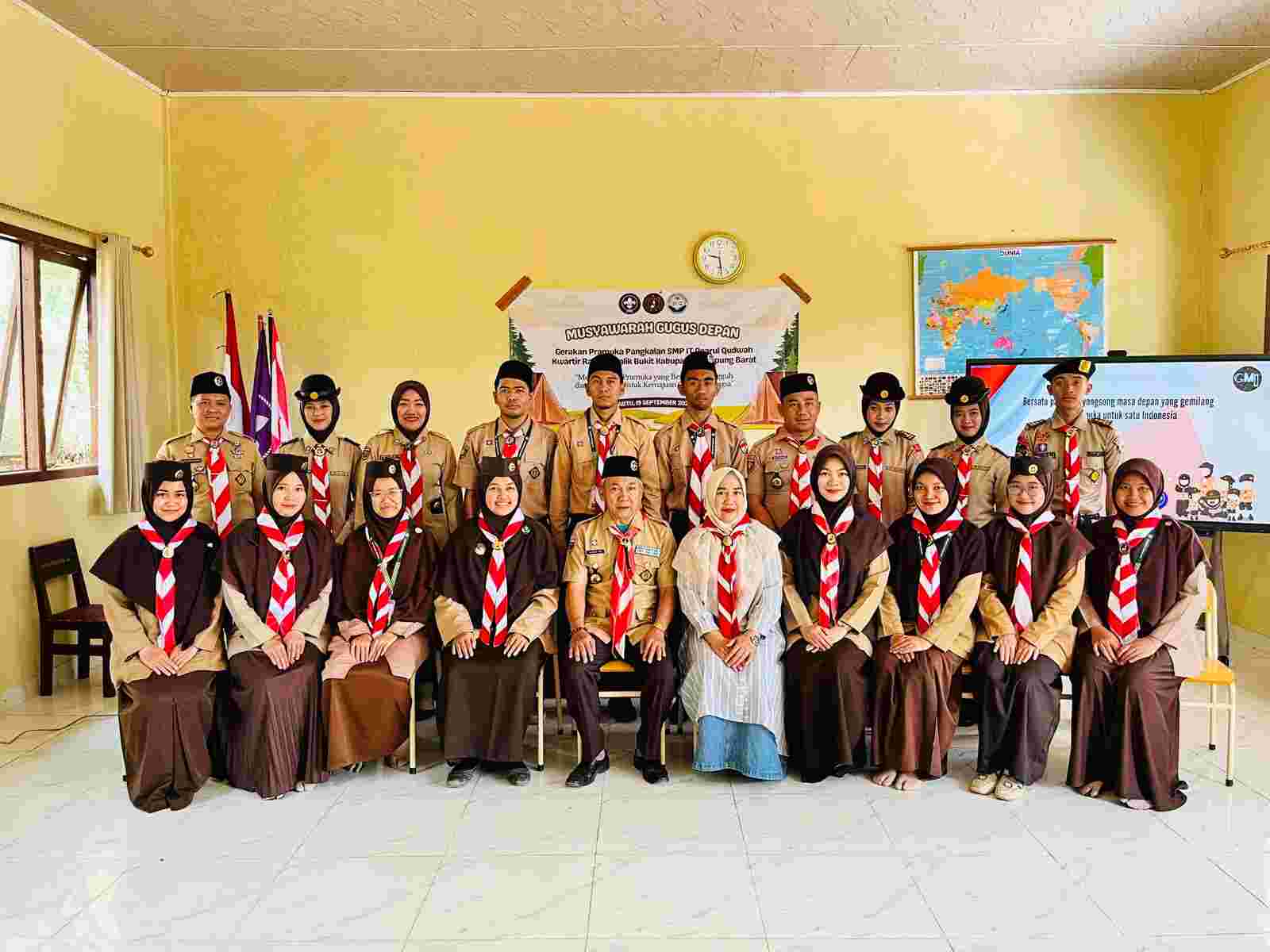 Musgus SMP IT Daarul Qudwah Tetapkan Mabigus dan Pengurus Gudep