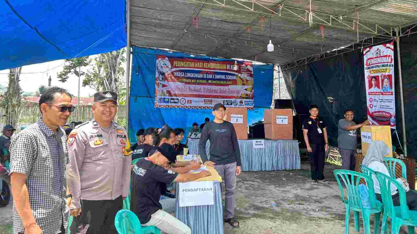 Rawat Demokrasi, Warga Simpang Serdang Gelar Pemilihan Kepala Lingkungan