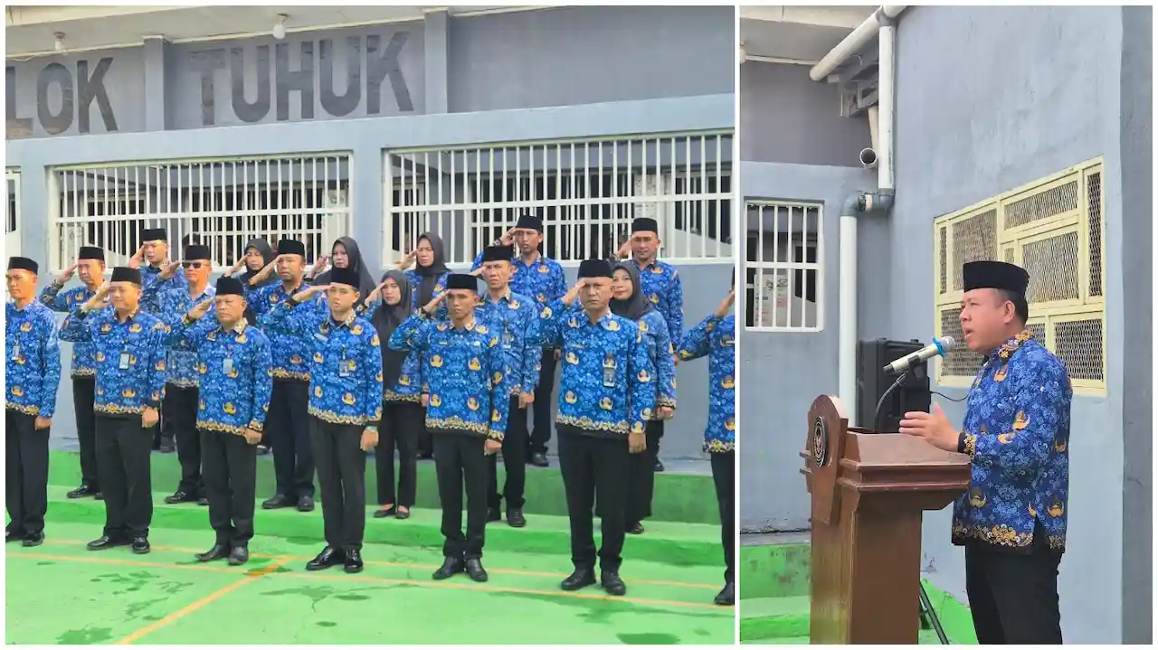 Rutan Krui Gelar Upacara Hari Kesaktian Pancasila