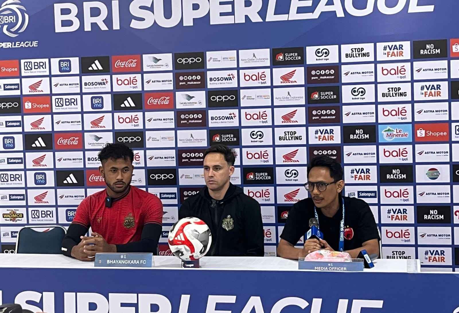 Tantang PSM Makassar di Parepare, Bhayangkara FC Bertekad Bangkit Usai Di Comeback Persib dikandang