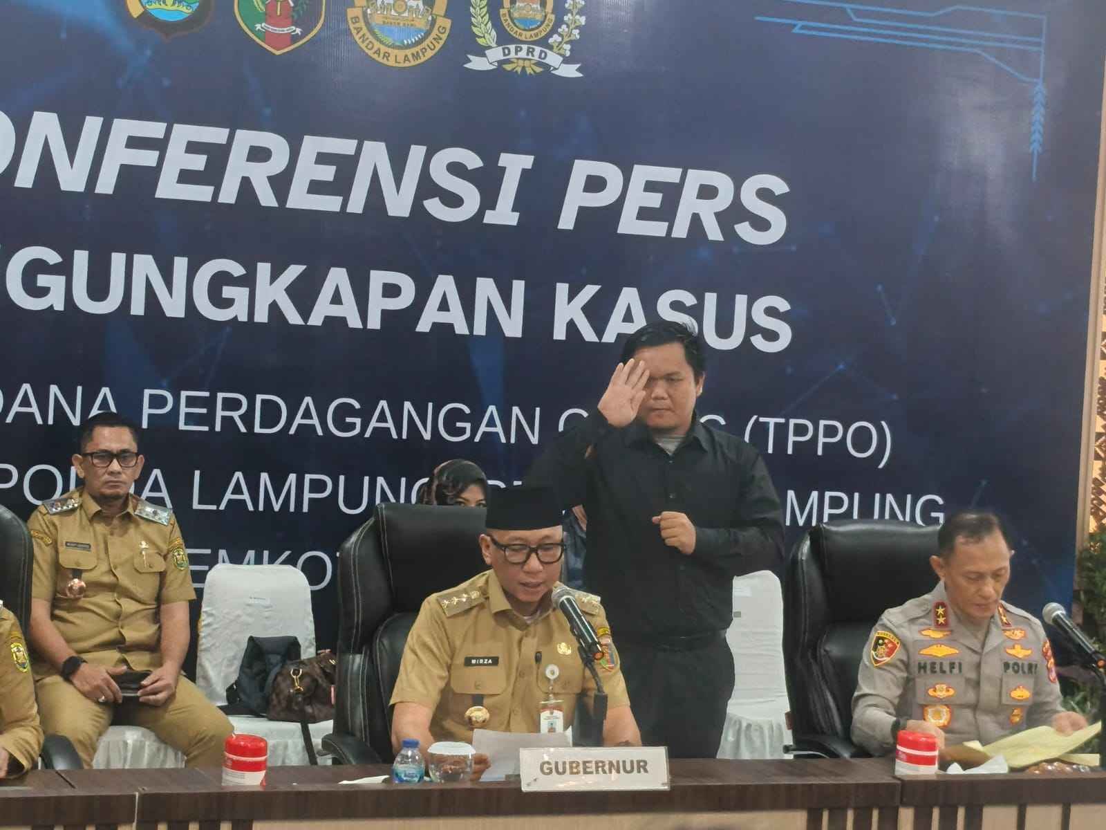 Kasus TPPO Terungkap, Gubernur Lampung Tegaskan Komitmen Lindungi Korban