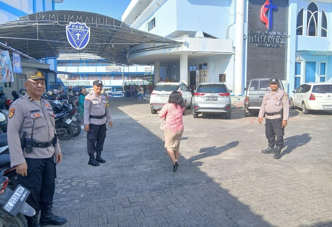 Amankan Ibadah Kenaikan Isa Almasih, Polresta Bandar Lampung Kerahkan 290 Personel
