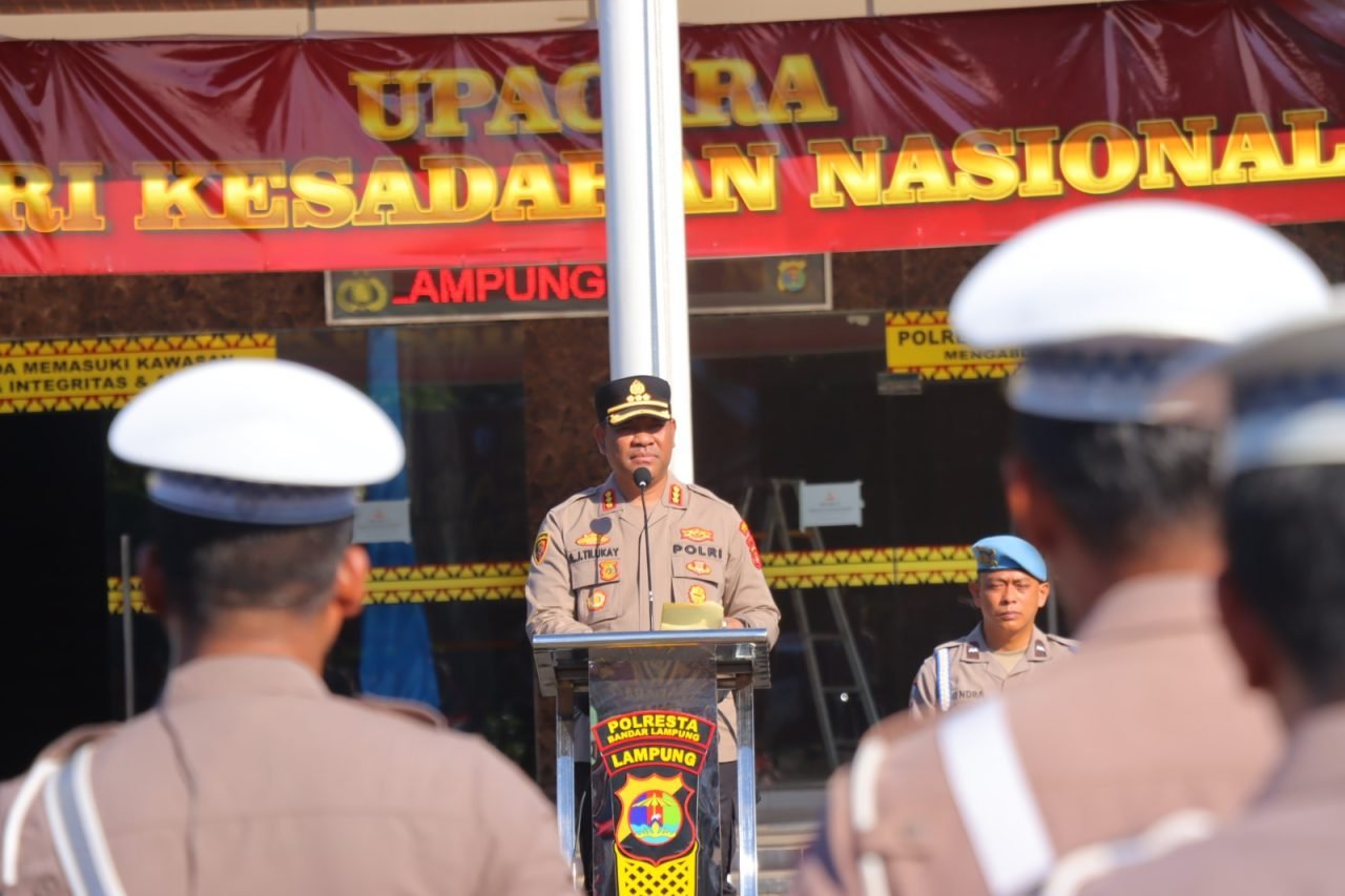 Kapolresta Bandar Lampung: Jangan Ragu Tindak Tegas Pelaku Curanmor Bersenpi