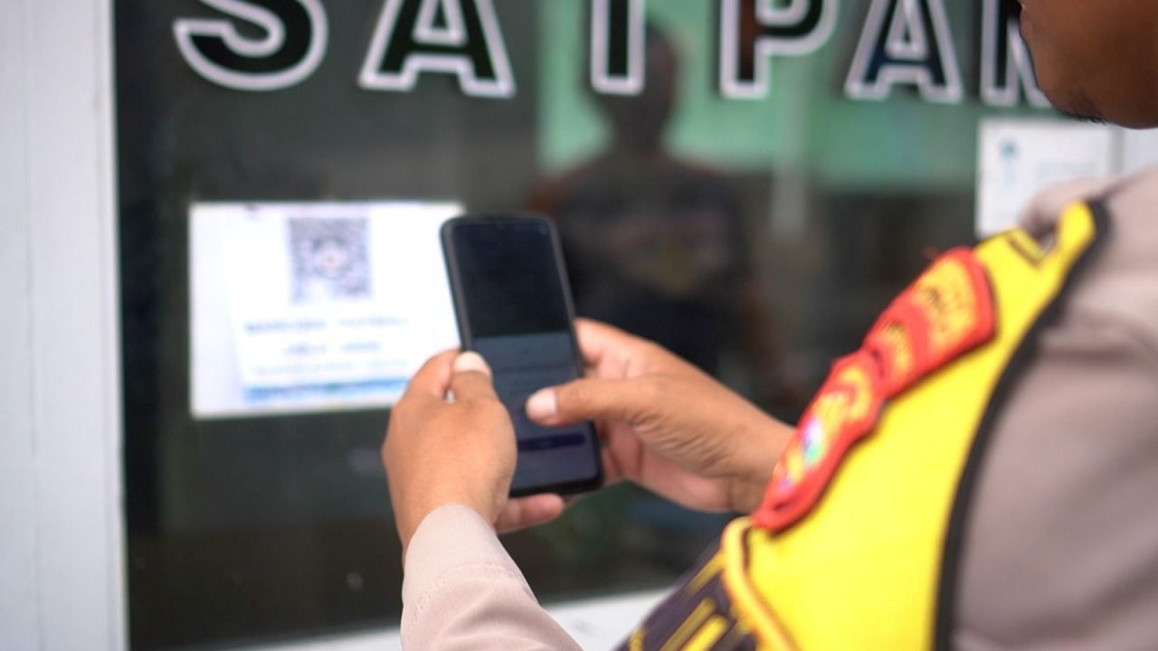 Patroli QR Janji Jaga, Cara Baru Polda Lampung Awasi Keamanan Berbasis Data