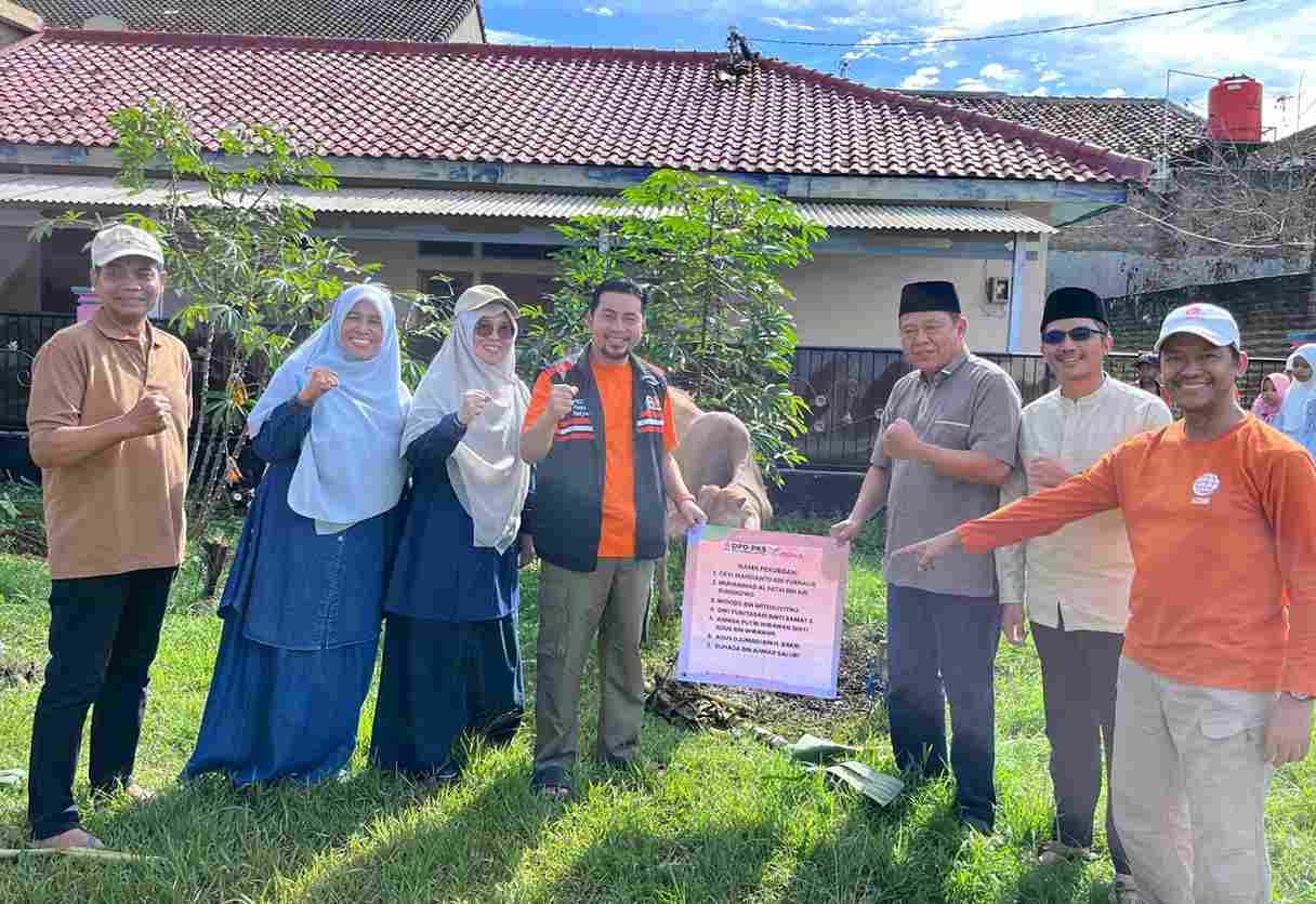 Momentum Idul Adha, PKS Bandar Lampung Tebar 78 Hewan Kurban Untuk Masyarakat