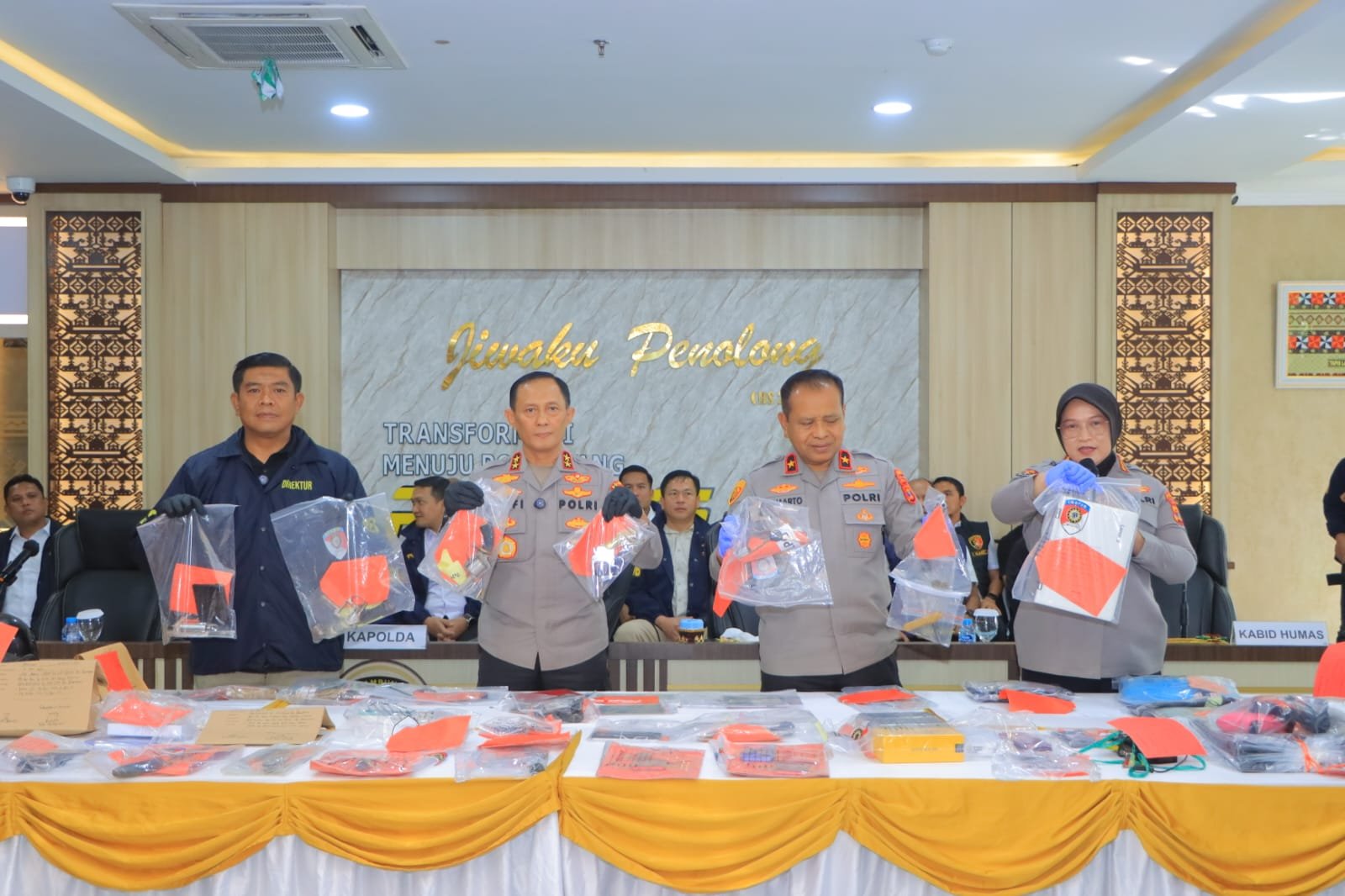 Polda Lampung Ungkap 75 Kasus Street Crime, 95 Tersangka Diamankan