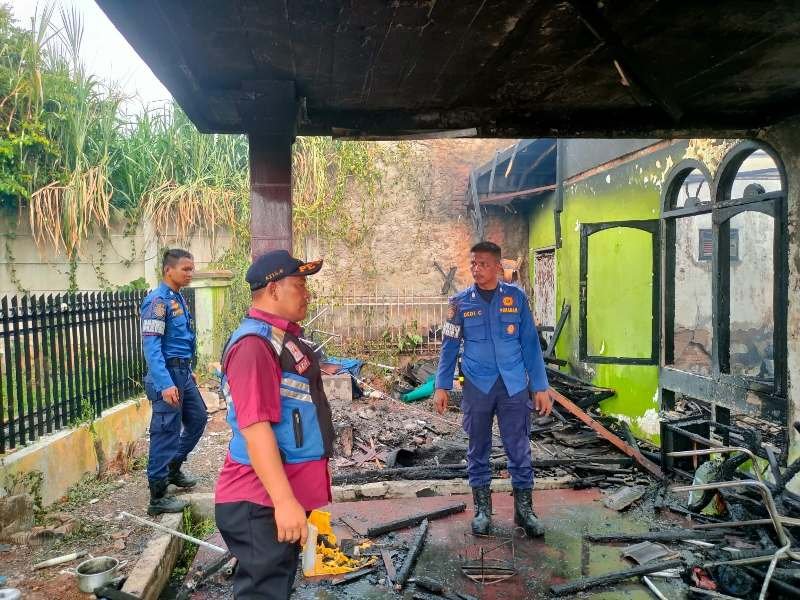 Kebakaran Rumah di Rajabasa Bandar Lampung, Kerugian Ditaksir Capai Rp150 Juta