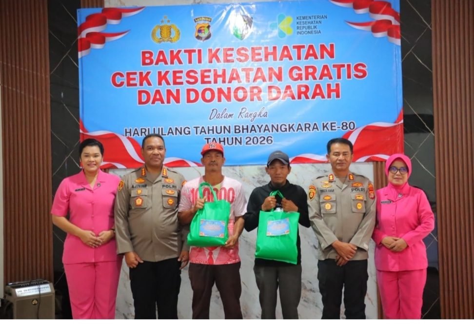 Bakti Sosial Hari Bhayangkara, Polresta Bandar Lampung Hadir untuk Masyarakat