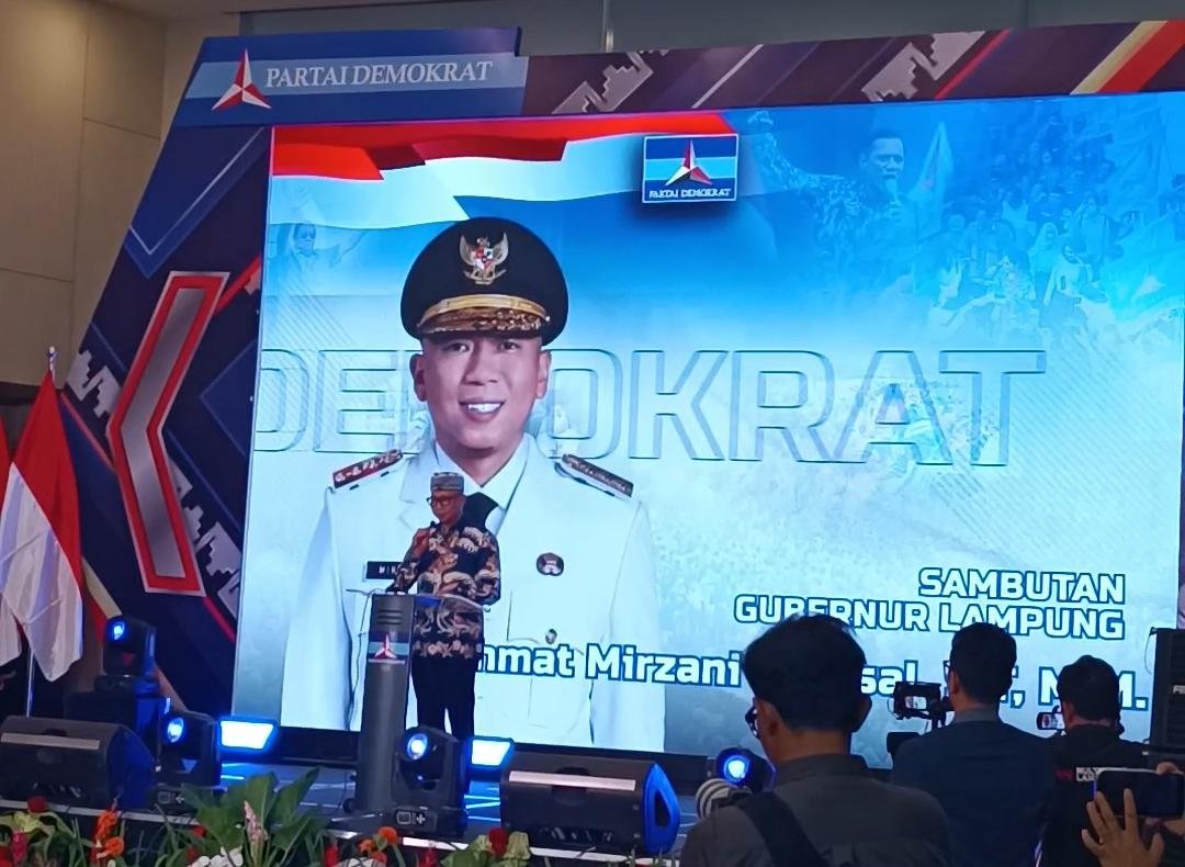 Hadiri Musda Demokrat, Gubernur Mirza Tekankan Kolaborasi untuk Lampung