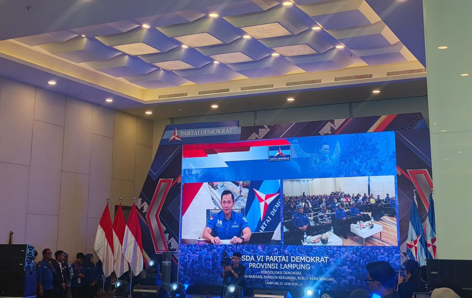Musda Demokrat Lampung, AHY Tekankan Soliditas dan Peran Menuju Indonesia Emas 2045