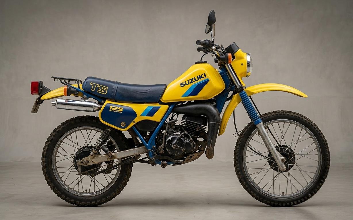 Suzuki TS125, Motor Trail 2-Tak Legendaris yang Tetap Diburu Kolektor