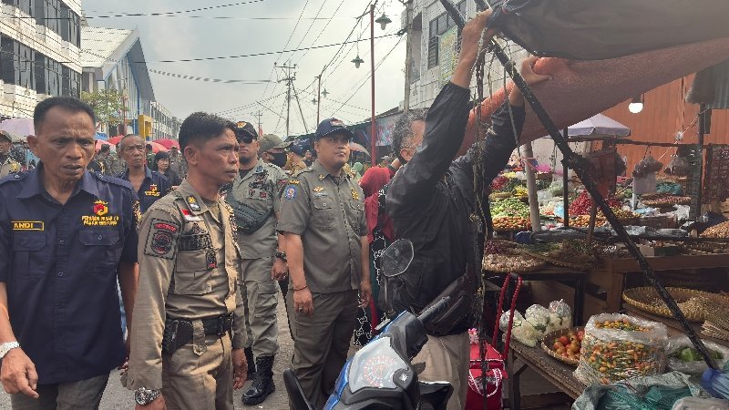 Penataan Pedagang Pasar Pasir Gintung, Pemkot Bandar Lampung Kembalikan Fungsi Jalan
