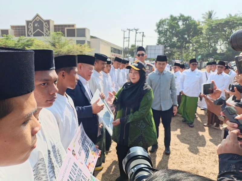 Eva Dwiana Minta Pesantren Perkuat Pendidikan Agama dan Pembinaan Santri