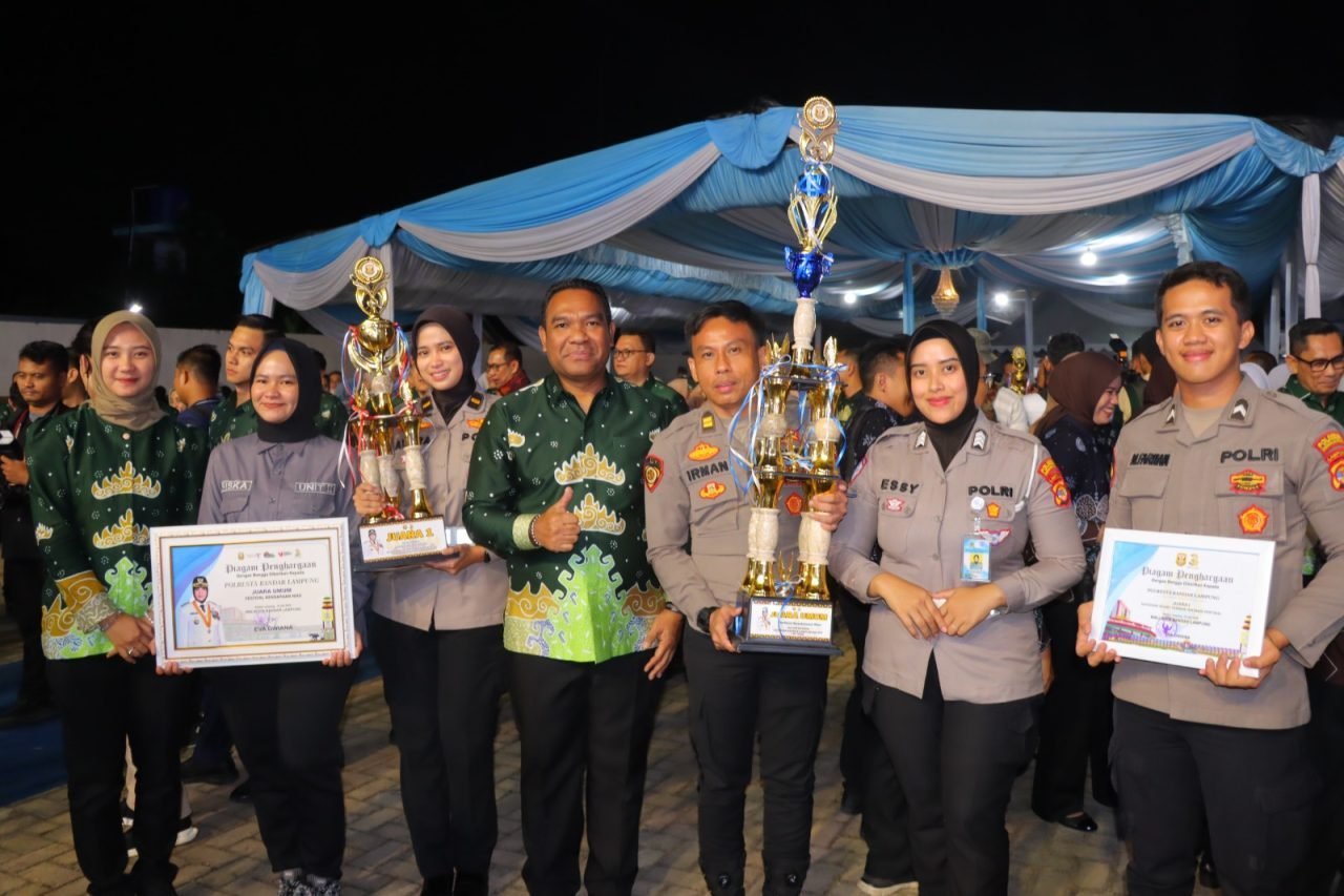 Polresta Bandar Lampung Borong Dua Penghargaan Bergengsi di Bandar Lampung Expo 2026