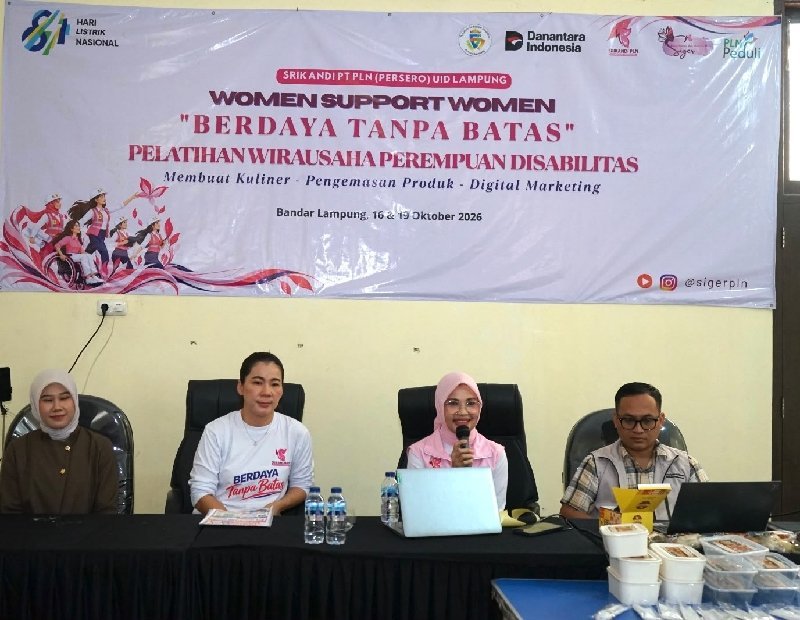 Srikandi PLN Lampung Latih 20 Perempuan Disabilitas untuk Kembangkan Usaha dan Pemasaran Digital