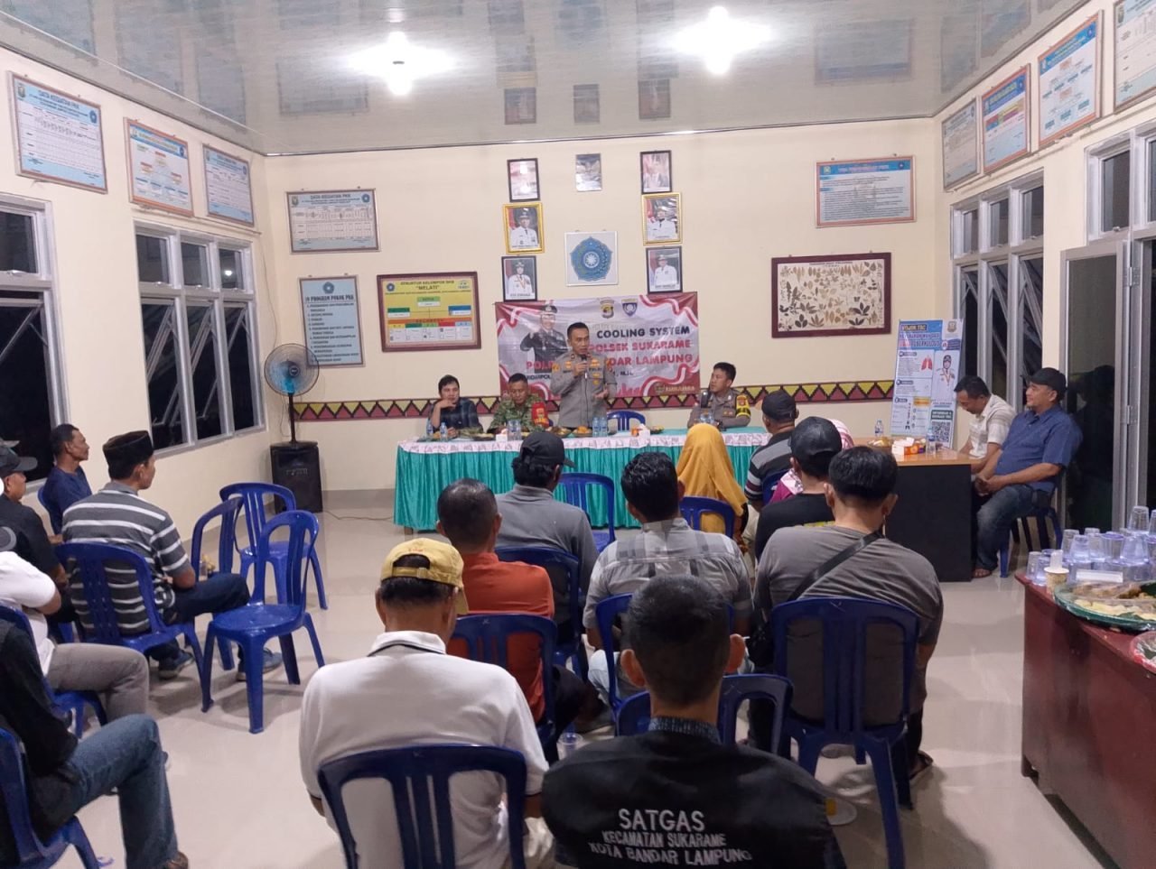 Cooling System Polsek Sukarame Perkuat Sinergi Warga Cegah Tawuran hingga Curanmor