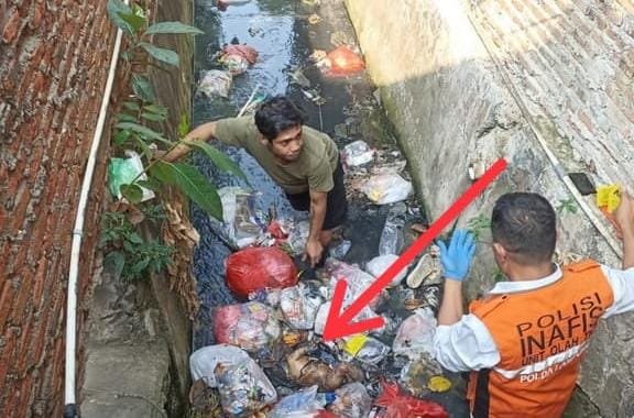 Polisi Selidiki Temuan Jasad Bayi di Aliran Sungai Tanjung Agung