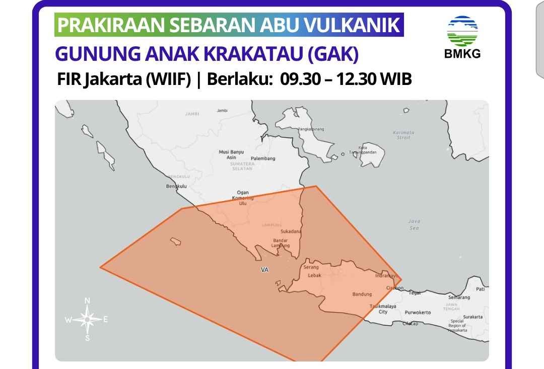 Update Abu Anak Krakatau Hari Ini, Lampung dan Sejumlah Wilayah Jawa Masih Terdampak