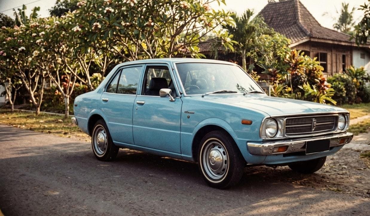 Toyota Corona RT81, Sedan Klasik Era 1970-an dengan Karakter Kuat