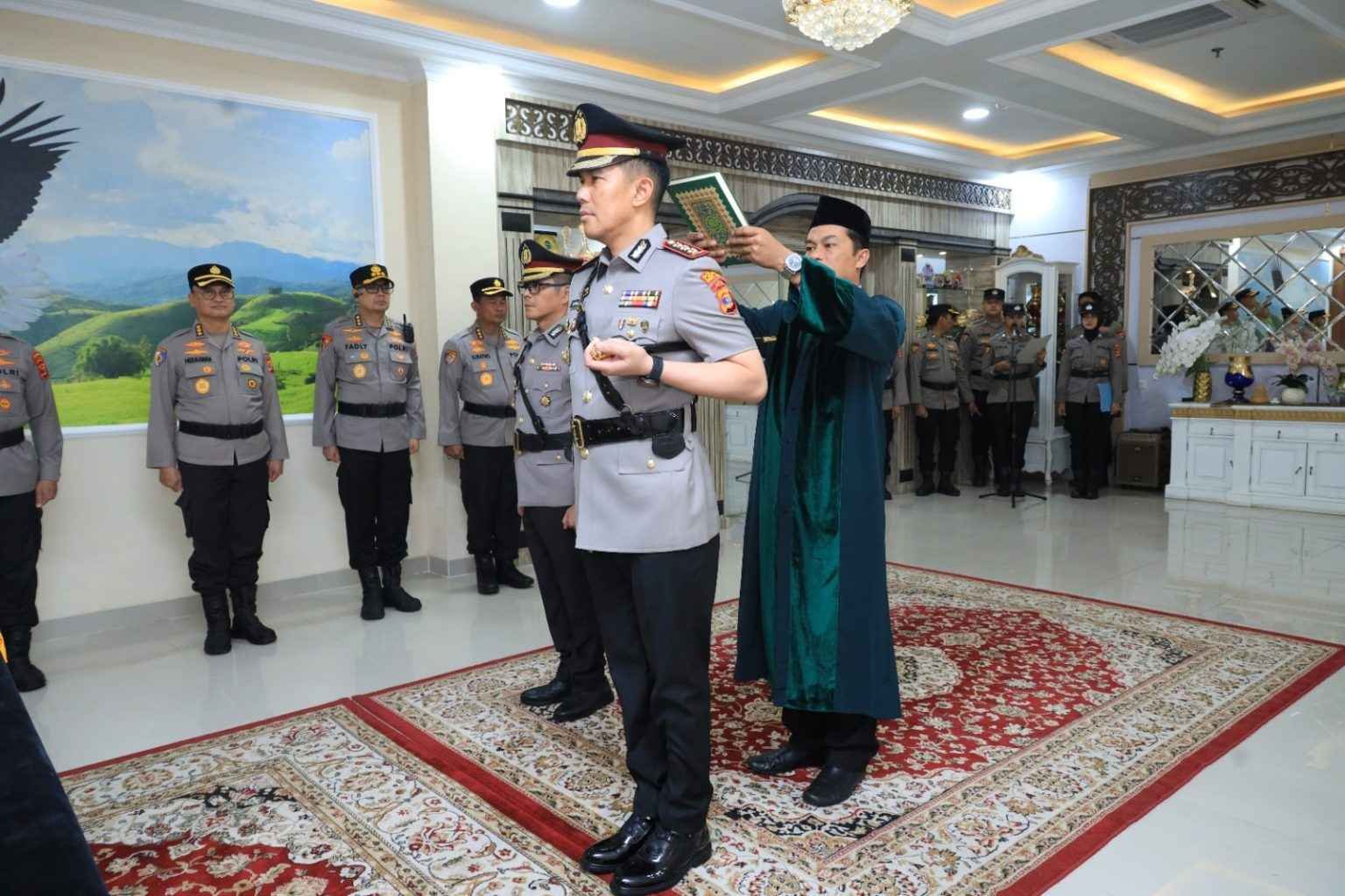 Sebulan Menjabat Herbin Sianipar Pindah ke Tangerang, Eko Bagus Riyadi Pimpin Polresta Bandar Lampung