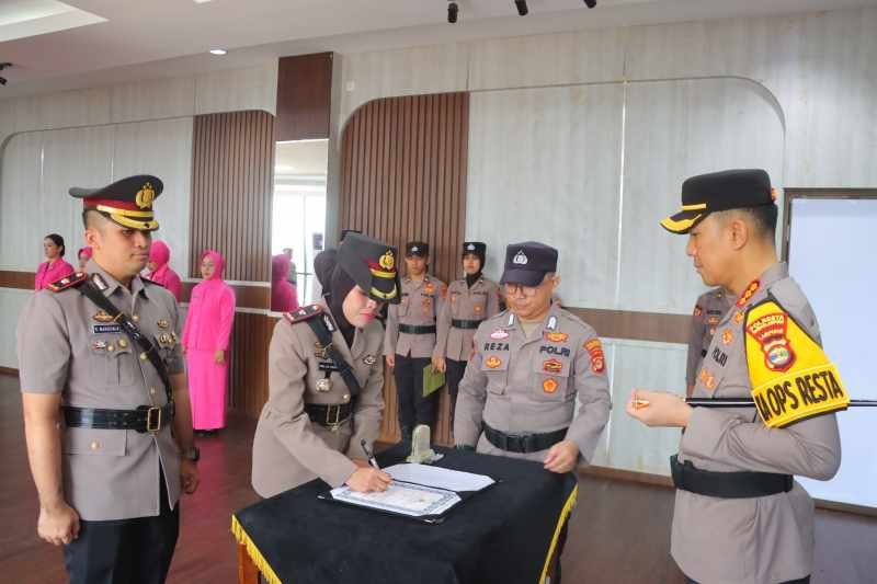 Kompol Yurike Ade Purwanti Resmi Jadi Kasat Lantas Polresta Bandar Lampung