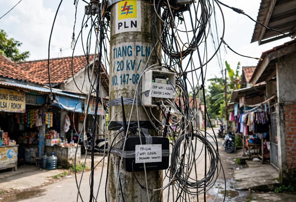 Tiang Hantu Bermunculan di Bandar Lampung, DPRD Mulai Bidik Pemiliknya