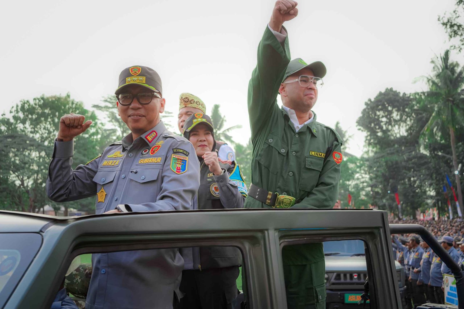 Kemah Bhakti Satya Linmas, Gubernur Mirza Tekankan Peran Satlinmas Jaga Keamanan