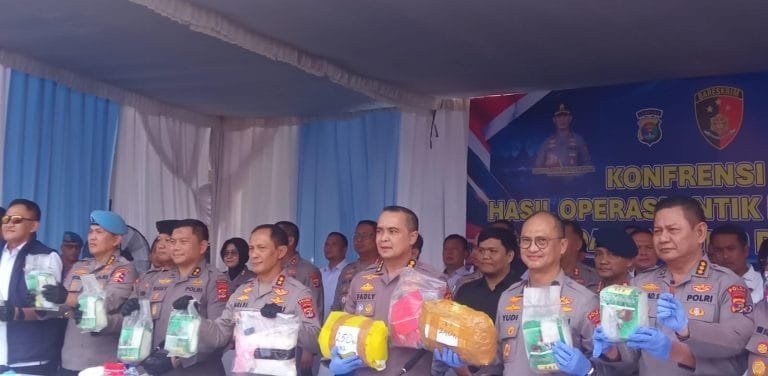 Operasi Antik Krakatau 2026 Ungkap 379 Kasus Narkoba, 530 Tersangka Diamankan
