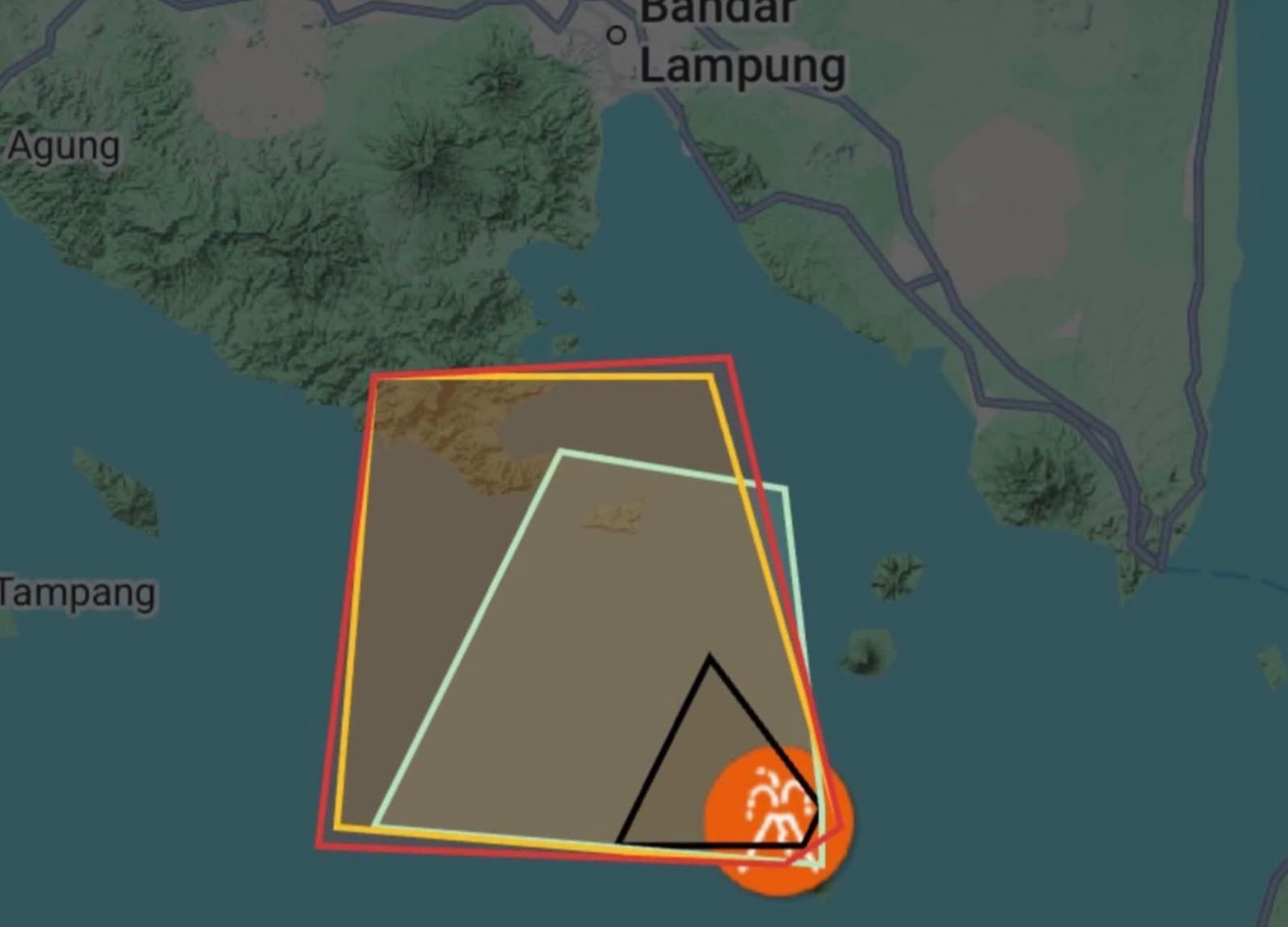 Debu Vulkanik Gunung Anak Krakatau Bergerak ke Barat Laut, Cakup Sebagian Teluk Lampung