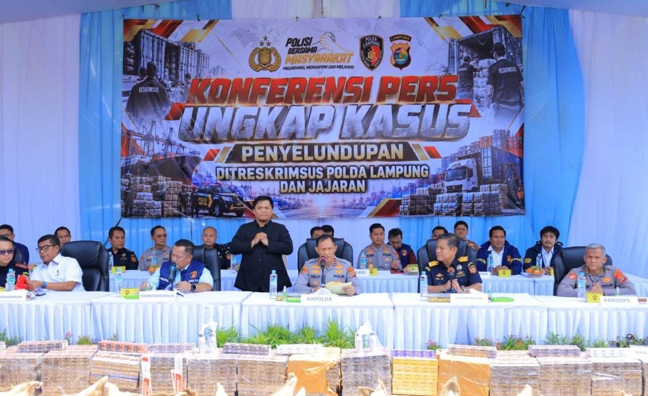 Polda Lampung Ungkap 4 Kasus Perdagangan Ilegal, Potensi Kerugian Negara Capai Rp2 Miliar