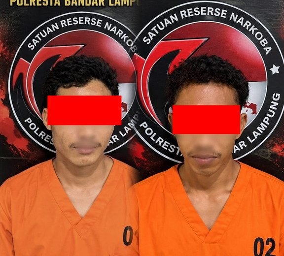 Dua Pria Ditangkap di Penginapan Pelabuhan Panjang, Polisi Sita 11 Gram Sabu