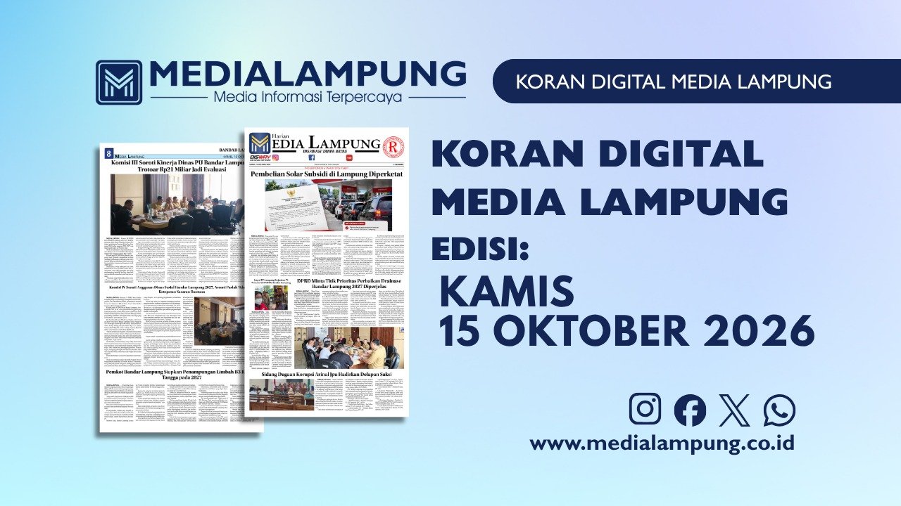 Epaper Media Lampung Edisi 15 Oktober 2026