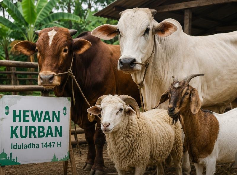 Lampung Jadi Penyangga Ternak Nasional, Penjualan Sapi Kurban Tembus 60 Ribu Ekor
