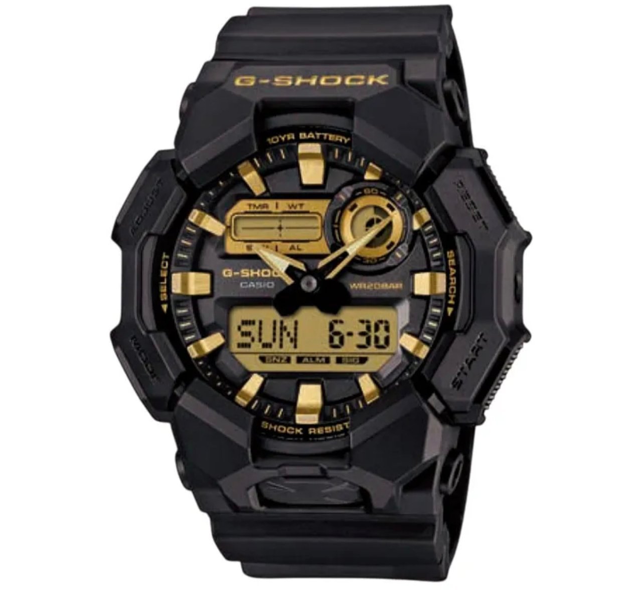 Casio G-Shock GA-010GB-1A9DR Black And Gold Series
