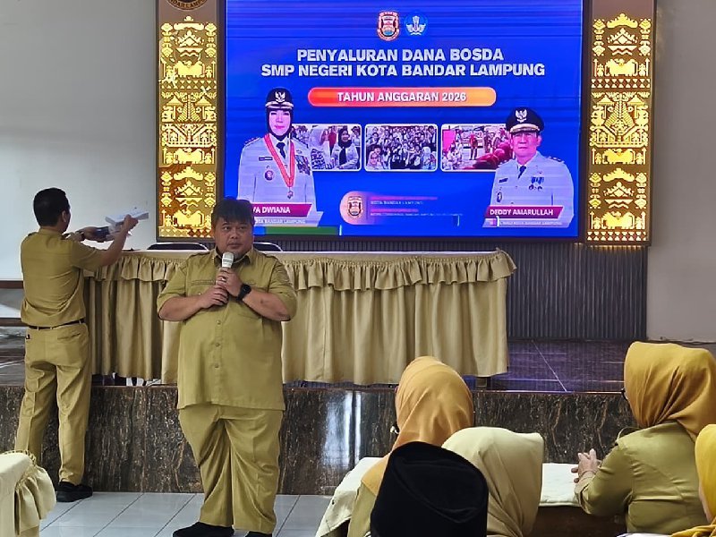 Pemkot Bandar Lampung Salurkan Bosda Rp 300 Ribu per Tahun untuk Seluruh Siswa SMP Negeri
