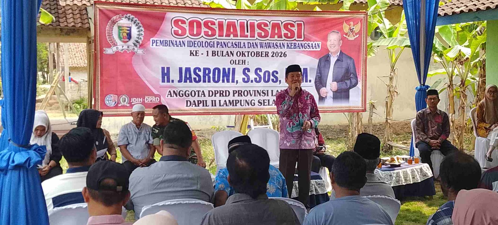 Jasroni Dorong Warga Margamulya Perkuat Pancasila Lewat Sosialisasi IPWK